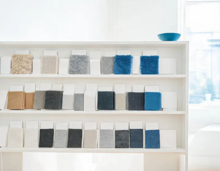 Romo upholstery swatch collection